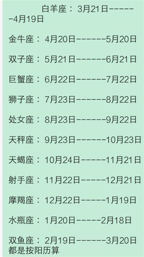 7月八日 星座